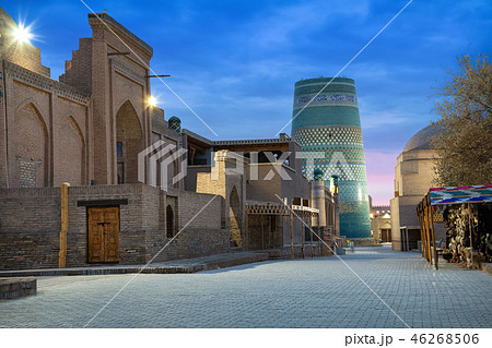 Itchan Kala - Old Town of Khiva at dusk 46268506