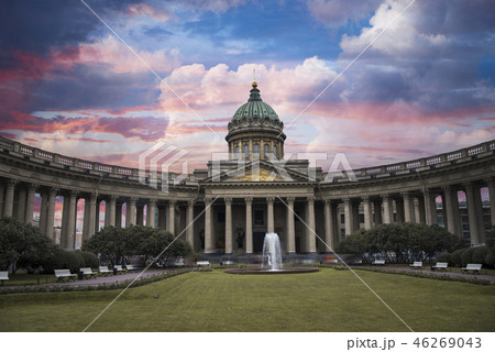Kazan Cathedral in the city of St. Petersburg. Kazan Cathedral in the city of St. Petersburg. 46269043