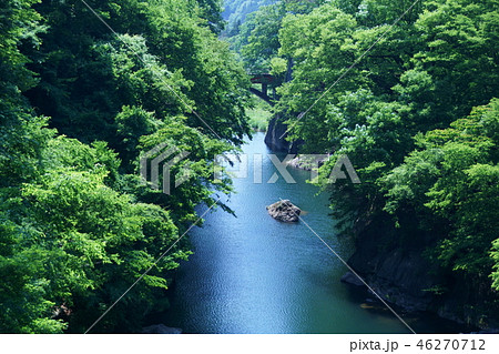 渡良瀬渓谷　萬年橋 46270712