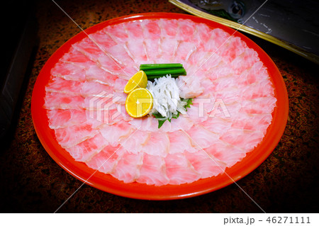 クエの薄造り クエの薄造り 46271111