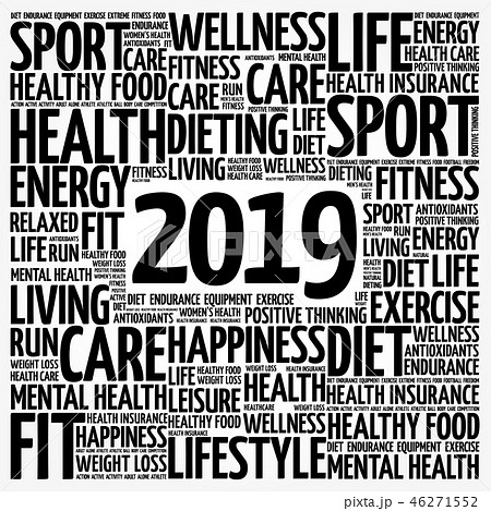 2019 health and sport goals word cloud 2019 health and sport goals word cloud 46271552