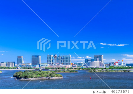 東京　レインボーブリッジからの眺望（お台場方面） 46272675