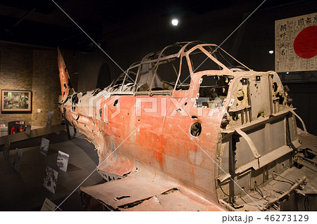 ロンドン：大英帝国戦争博物館のゼロ戦 46273129