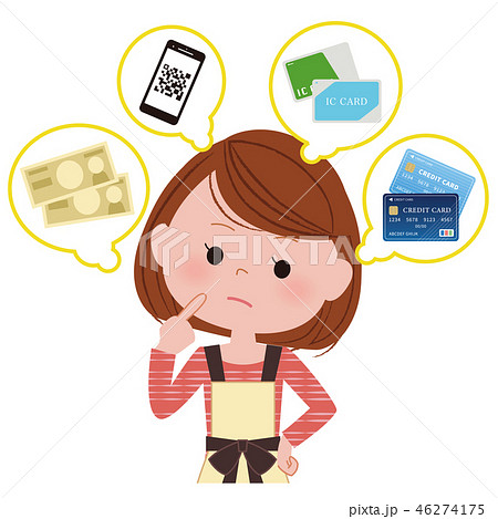 主婦　支払い方法　悩む 46274175