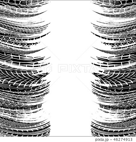 Wave tire track background Wave tire track background 46274913