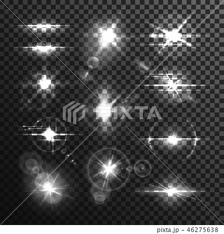 Lens white beamor star flare light effect Lens white beamor star flare light effect 46275638