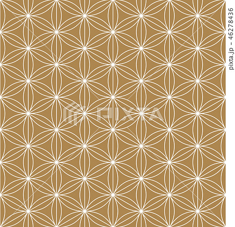 Seamless pattern based on Japanese ornament Kumiko 46278436