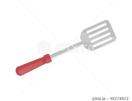 Spatula for Barbecue Closeup Vector Illustration Spatula for Barbecue Closeup Vector Illustration 46278822