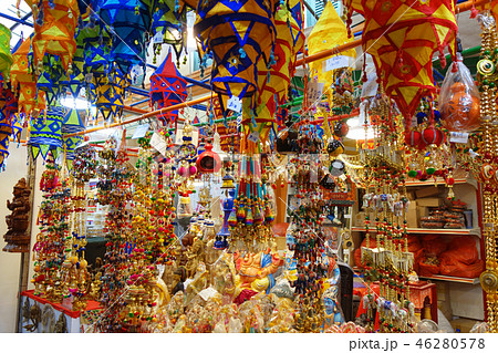 シンガポール リトルインディア カラフルな雑貨 Singapore Little India シンガポール リトルインディア カラフルな雑貨 Singapore Little India 46280578