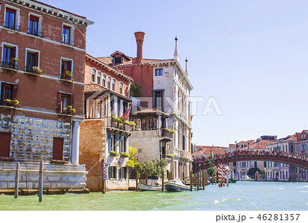 houses on the Grand Canal in Venice 46281357