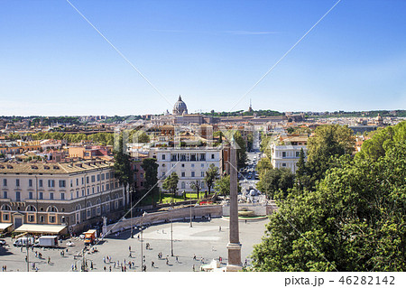Piazza del Popolo (view from Pincho hill) 46282142