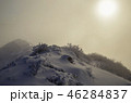 『北アルプス 長野県』五竜岳 ガスに包まれる稜線 46284837