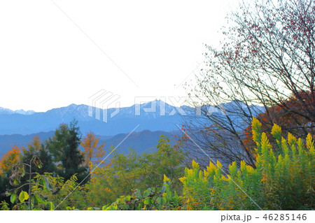 麗しき北アルプス　その20181213　夕暮れの北アルプス　山河が織りなす色紙　その20181213 46285146