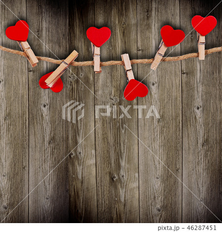 Valentine's day background with hearts Valentine's day background with hearts 46287451