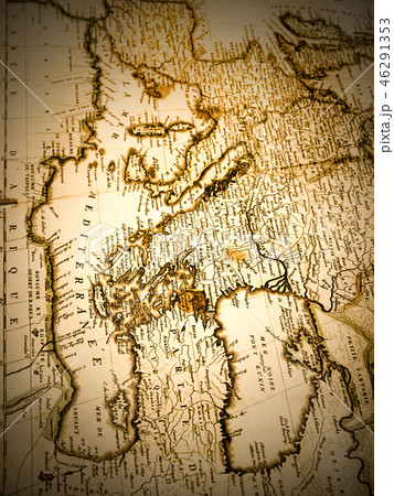 古地図　中東とヨーロッパ 46291353