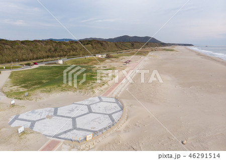 [愛知県]　伊良湖岬　表浜　空撮 46291514