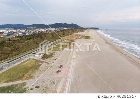 [愛知県]　伊良湖岬　表浜　空撮 46291517