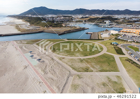 [愛知県]　伊良湖岬　表浜　空撮 46291522