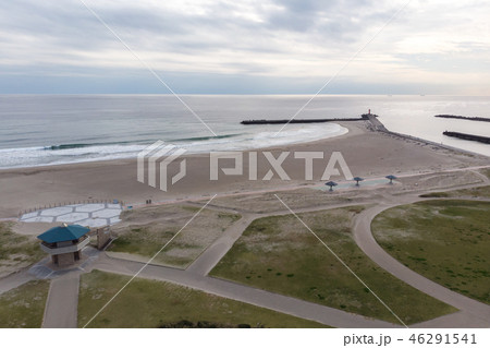 [愛知県]　伊良湖岬　表浜　空撮 46291541