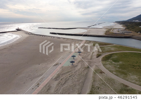[愛知県]　伊良湖岬　表浜　空撮 46291545