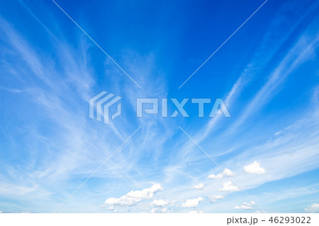 blue sky background texture with white clouds. 46293022