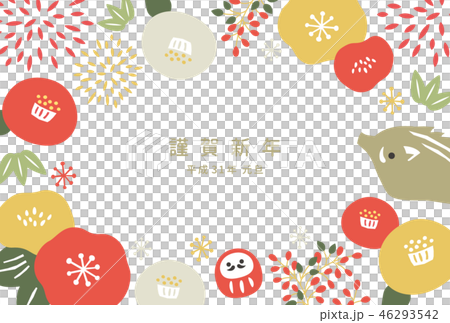 年賀状〈椿〉 46293542