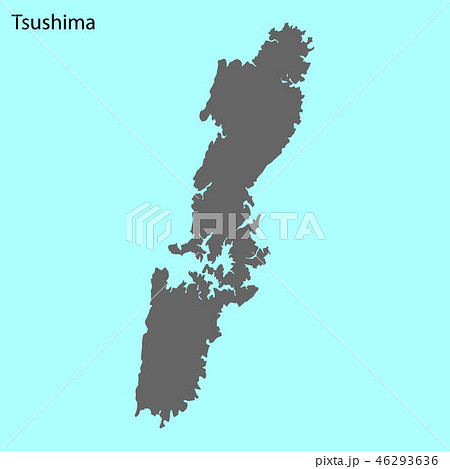 High quality map of island 46293636