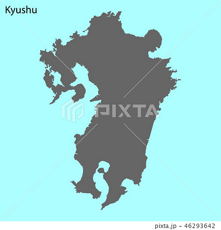 High quality map of island 46293642