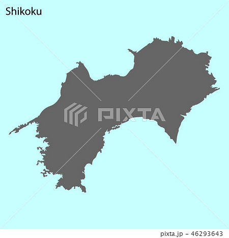 High quality map of island 46293643