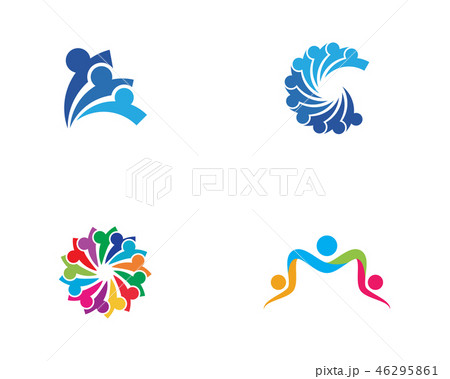 Community, network and social icon 46295861
