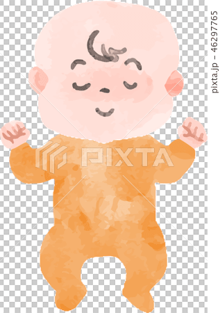 眠っている赤ちゃん 46297765