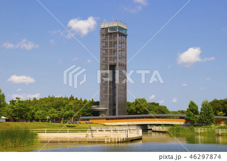 浜名湖ガーデンパーク･展望塔とかえで橋/静岡県浜松市西区村櫛町 46297874