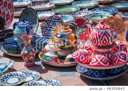 Traditional Uzbek souvenires in Uzbekistan Traditional Uzbek souvenires in Uzbekistan 46300842