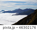 朝日連峰オツボ峰からの雲海と大朝日岳・小朝日岳遠望 46302176