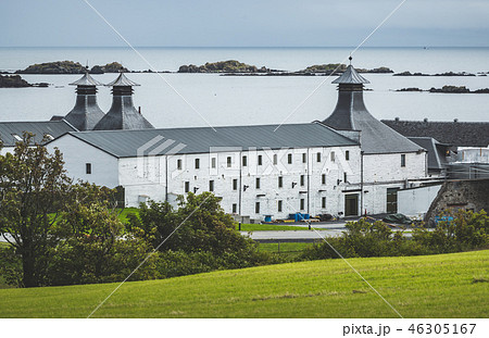 Laphroaig distillery buildings. Islay island. 46305167