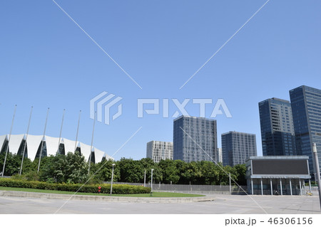 上海・東方体育中心駅周辺の街並み 46306156