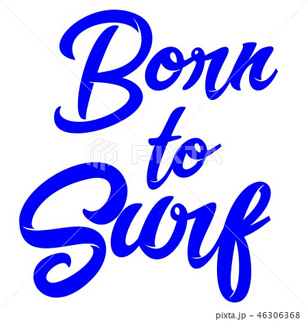 Surfing Typography Apparel Design 46306368