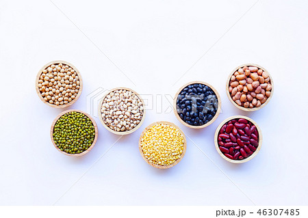 Mixed beans, Different legumes 46307485