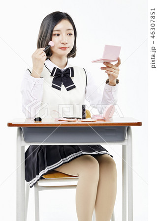 高校生 制服 女性 46307851