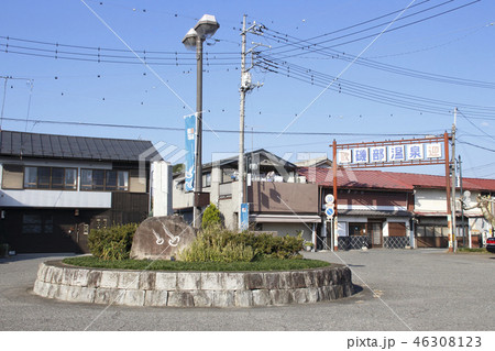 信越本線磯部駅前：磯部温泉にて（群馬県安中市） 46308123