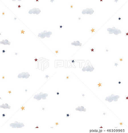 Watercolor sky pattern Watercolor sky pattern 46309965
