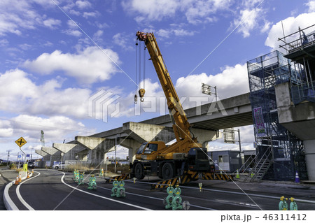 国道2号玉島バイパス船穂高架橋工事 国道2号玉島バイパス船穂高架橋工事 46311412