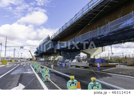国道2号玉島バイパス船穂高架橋工事 46311414