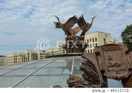 Independence square in Minsk. Independence square in Minsk. 46313719