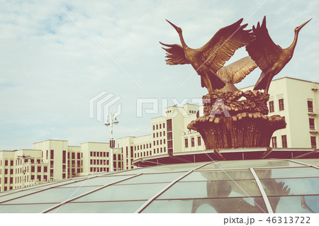 Independence square in Minsk. Independence square in Minsk. 46313722