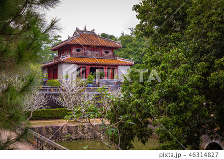 Imperial Minh Mang Tomb in Hue, Vietnam. 46314827