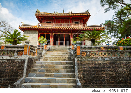 Imperial Minh Mang Tomb in Hue, Vietnam. 46314837