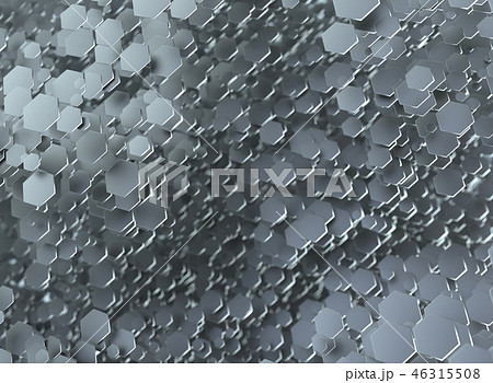 Abstract Polygonal Metallic Honeycomb 46315508