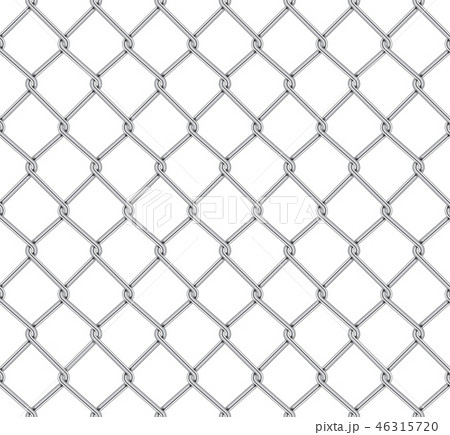 Realistic Fence Rabitz pattern. Seamless connection of protectiv 46315720