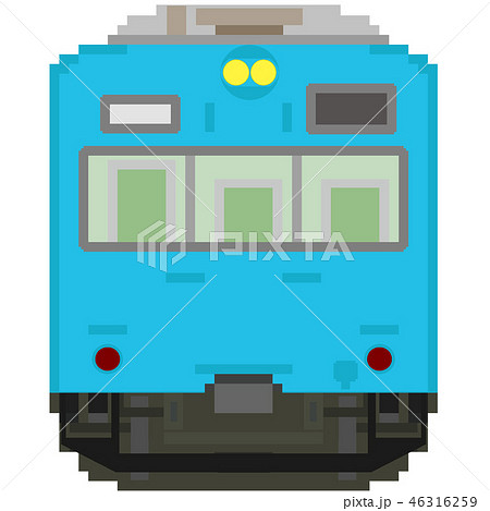 ドット絵風の阪和線103系(低運転台) ドット絵風の阪和線103系(低運転台) 46316259